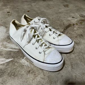 Converse White Platform Sneakers